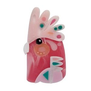 The Gabby Galah Erstwilder Brooch by Pete Cromer
